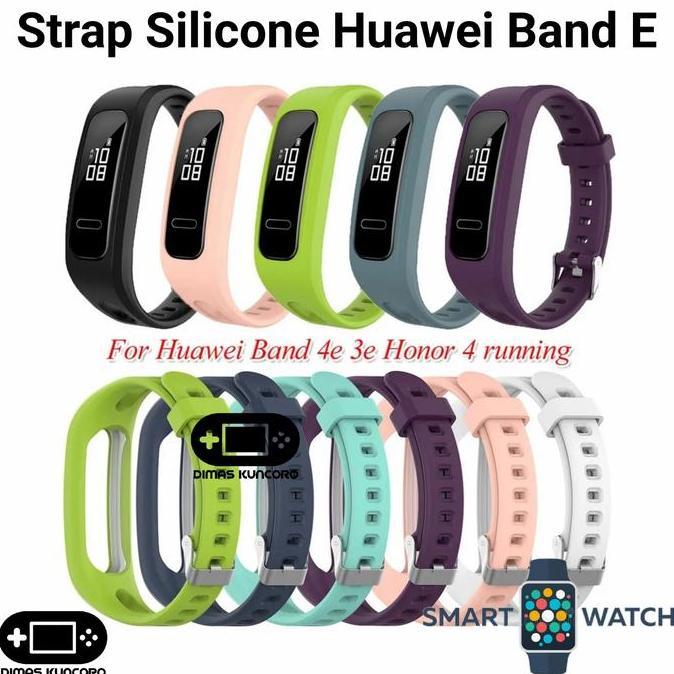 Strap Silicone Huawei Band E silicon silikon tali jam tangan 3e 4e honor 4 running