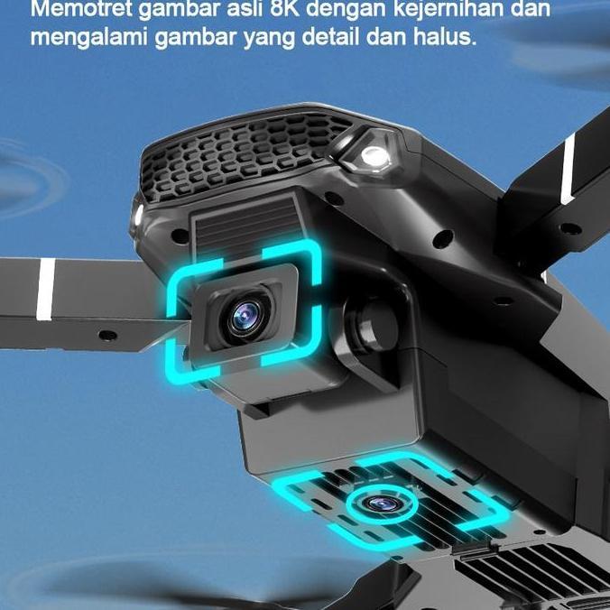 Upcloud Drone E88/E99 Shoot Indoor Outdoor Smart Drone Murah Mini Dengan Kamera HD Drone WiFi FPV Du