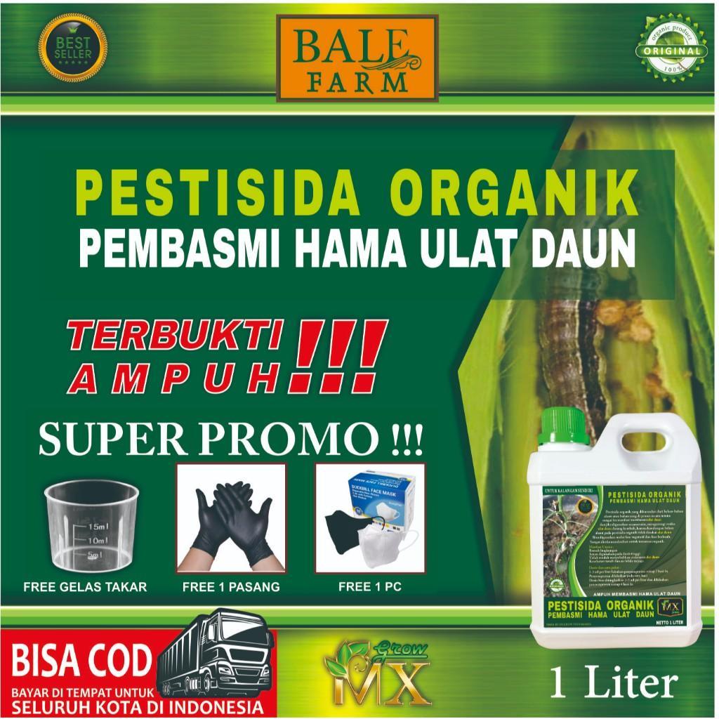 Pestisida Organik Pembasmi Hama Ulat Daun  1 Liter / Pestisida Nabati Semprot / Pestisida Organik / 