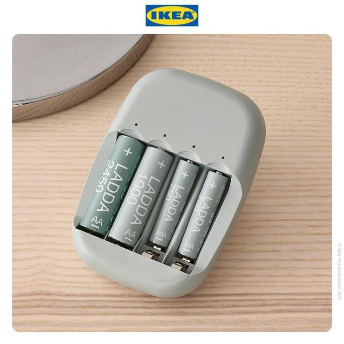 Lansungkirim- Ikea Ladda Baterai Isi Ulang Aaa 1.2V Hr03 Isi 4Pcs