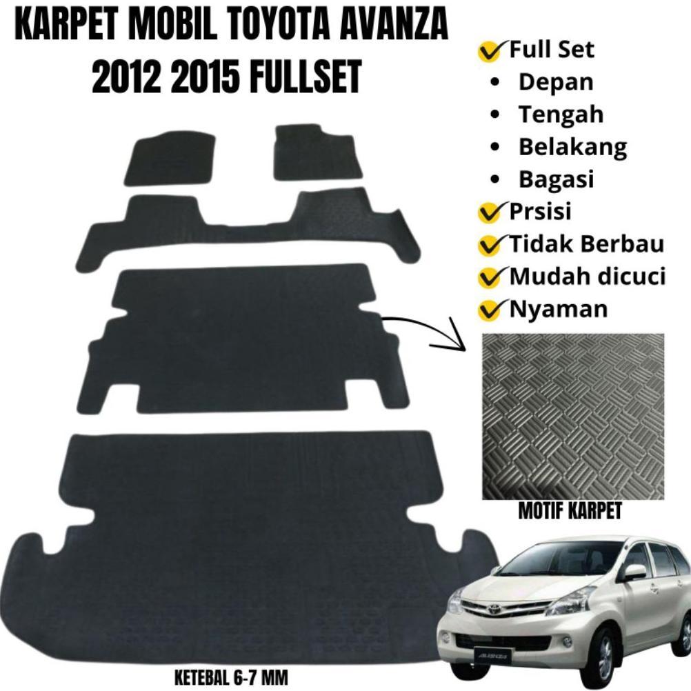 Karpet Mobil Toyota Avanza 2012 2015 Alas Kaki Matras  mobil Avanza fullset 2012 2013 2014 2015