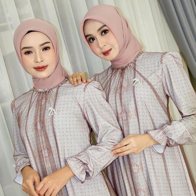 Laura Dress Premium Original By Zai Muslim Wear