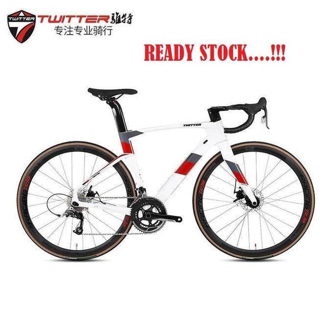 TWITTER ROADBIKE CYCLONE PRO FULL CARBON DISC BRAKE 22 SPEED terlaris