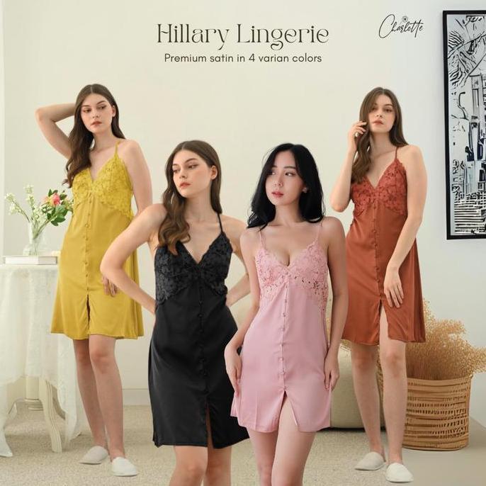 Yuksist- Charlotte- Hillary Lingerie Dress Satin Setelan Seserahan Premium