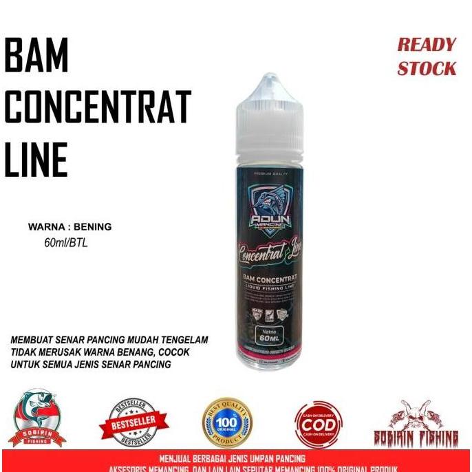 Langsungdapat- Bam Concentrat Line Adun Mancing Penenggelam Senar Pancing