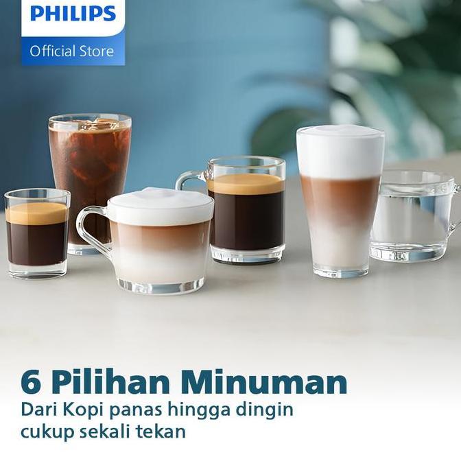 Promo Mesin Kopi Otomatis Philips Espresso Machine 3000 Series Ep3341/30 - Latte Go - 6 Pilihan Minu