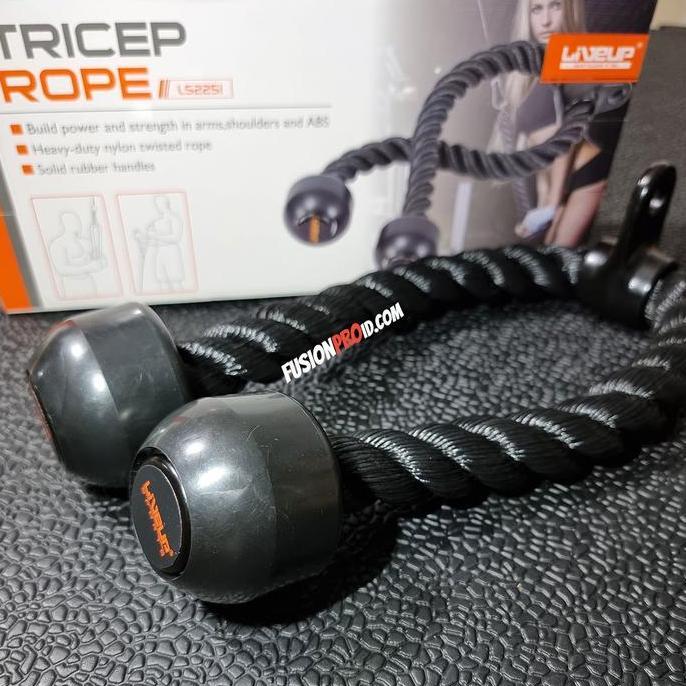 Whynottt- Tricep Rope Tali Latihan Triceps Handle Bar Gym Fitnes Fitness Livepro