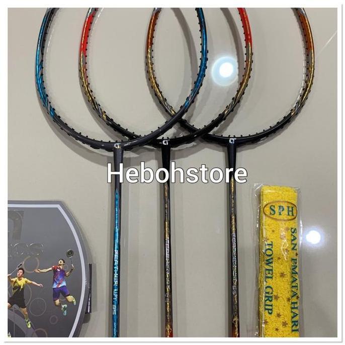 Lansungkirim- Raket Badminton New Apacs Feather Wt.55 Nanotec Kuat 35 Lbs Berat 58Gr