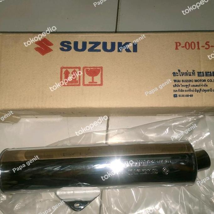 clencer satria fu 150 original knalpot belakang original thailand