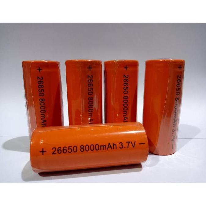 Lansungkirim- Baterai 26650 Rechargeable Baterai Senter 3.7 V Baterai Cas Tahan Lama