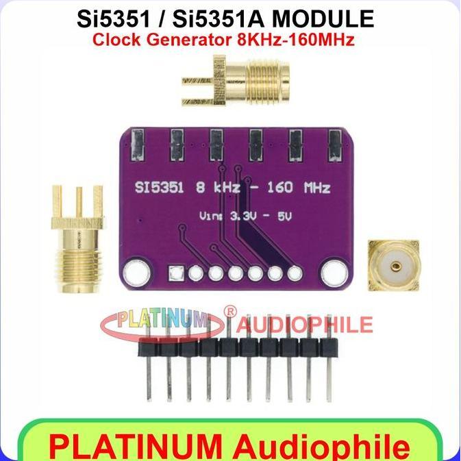 Amanbanget- Si5351 Si5351A Signal Clock Generator 8Khz-160Mhz Modul Si5351 Si5351A
