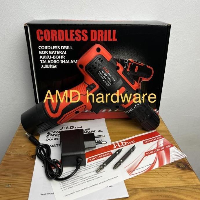 Powerx- Mesin Bor Cordless Drill Baterai 12V Jld 12S Original J 12 S Volt