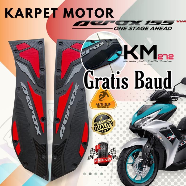Aksesoris Motor Yamaha Aerox 155 - Karpet Motor Aerox All New - Karpet Aerox 155