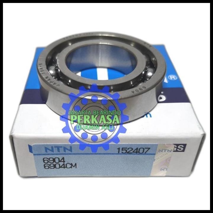 TERLARIS BEARING 6904 / 6904 C3 POLOS TANPA TUTUP NTN JAPAN ORIGINAL 