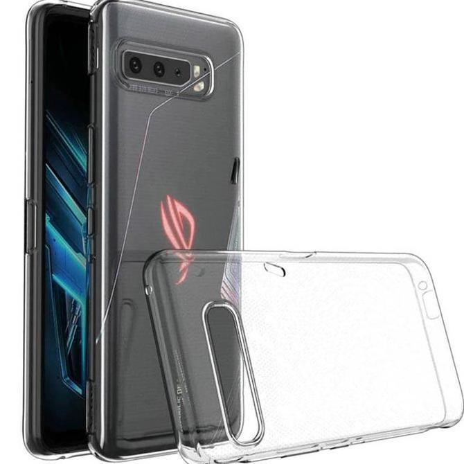 Acchp- Slim Tpu Case Asus Rog Phone 3 - Strix - For Asus Rog Phone 3 - Camera Cover Clear Transparen