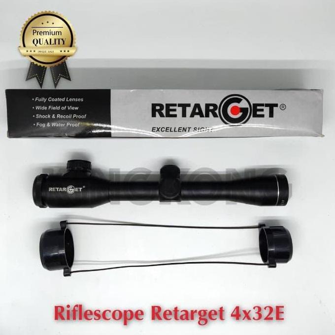 Teleskop Rifflescope Retarget 4X32E terlaris