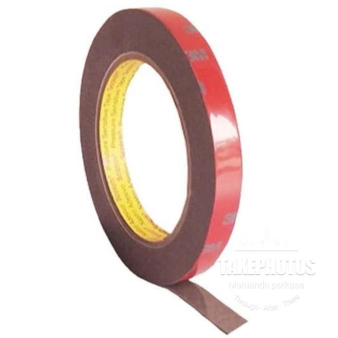 Bisaaja- 3M 5666 Acrylic Foam Tape - Double Tape Mobil - Perekat Body 12Mm