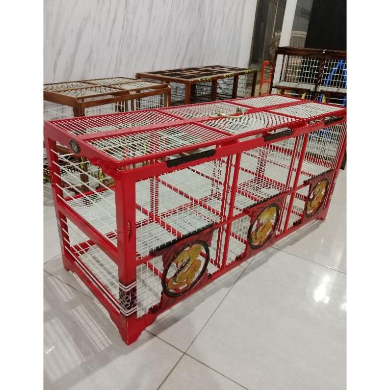 [SF] Dongdang Merpati 6 Pintu Kayu Jati Jumbo