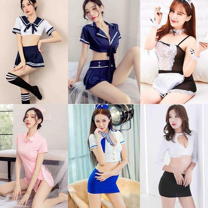 KUMPULAN LINGERIE LINGERE SEKSI SERAGAM SEKSI COSPLAY