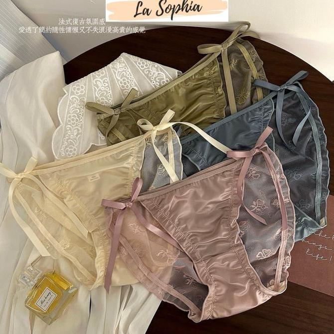 Celana Dalam Wanita Rendah Satin Sutra 061