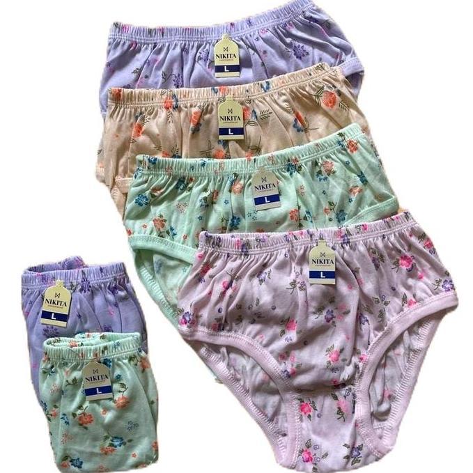 3 PCS CD WANITA DEWASA MOTIF MERK NIKITA