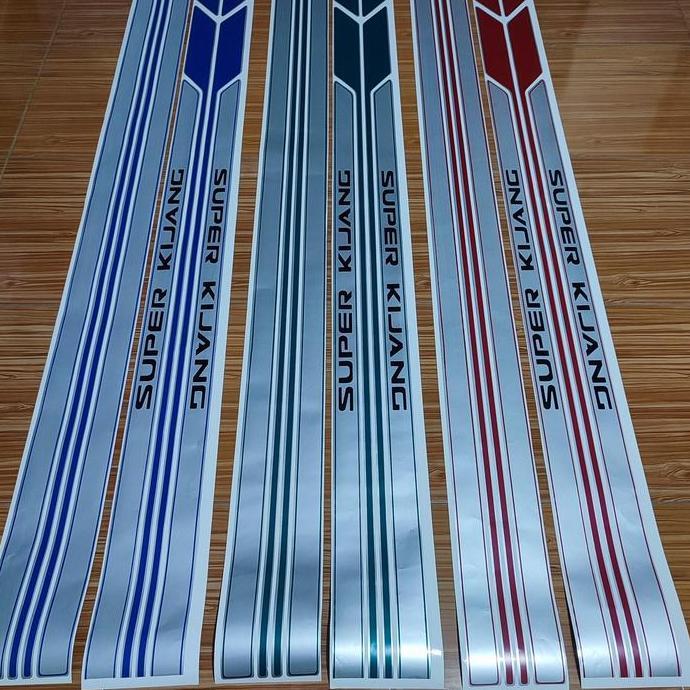 Stiker Striping Toyota Kijang Super List Body Kijang Super Kendaraan