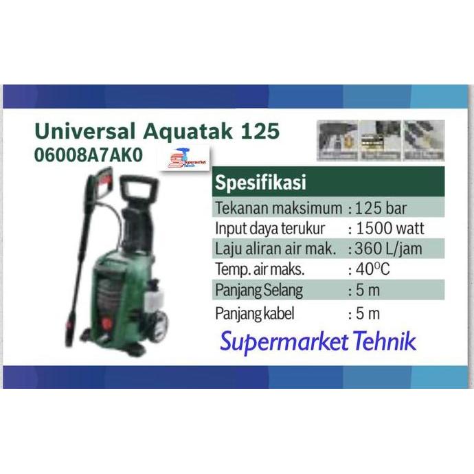 Mandiri High Pressure Cleaner Aquatak 125 Aqt 125