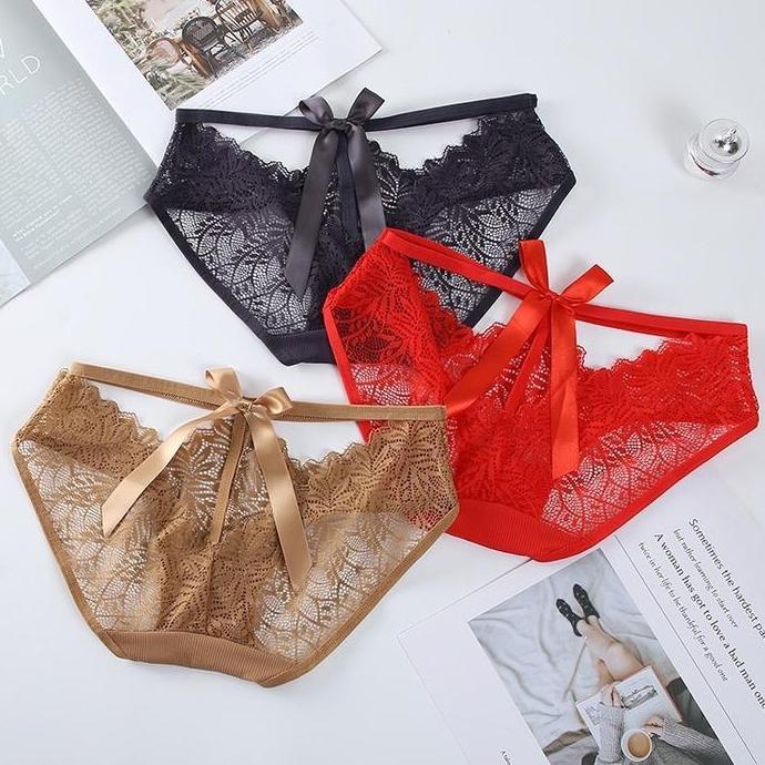 FeelMe KK-214 Celana Dalam Lolita Seksi Gstring Pita Berongga