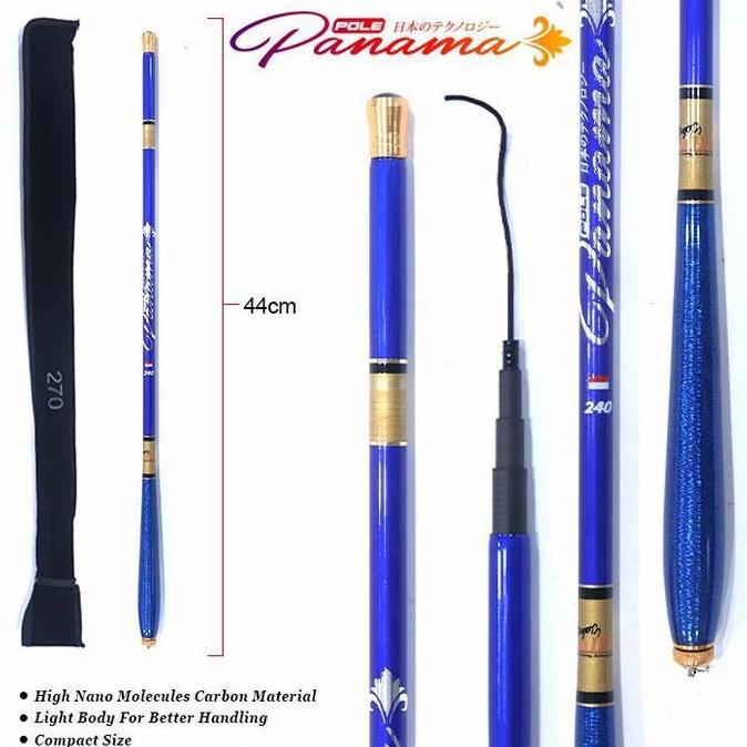 JORAN TEGEK RUAS PENDEK CARBKN DAIDO PANAMA/PELICAN CARBON RUAS 40 CM