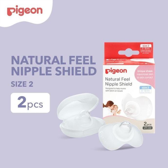 Bybsand- Penyambung Puting Ibu Menyusui Asi Bayi  Pigeon Nipple Shield Silicone