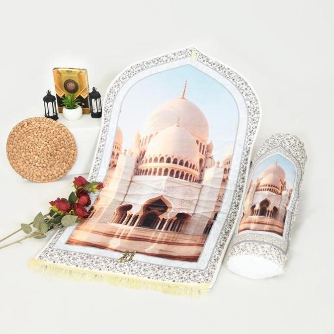 (3D) Sajadah Tebal Empuk  Lembut Motif Muslim Turki paisley sajadah pink