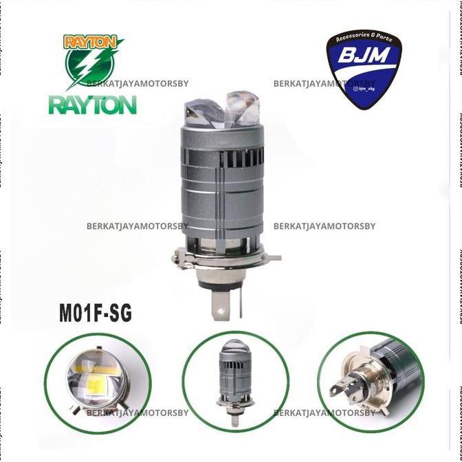 LAMPU LED H4 RTD RAYTON M01F SG 45 WATT AC DC HI LOW TERANG ADA KIPAS PENDINGIN BUAT MOTOR MOBIL