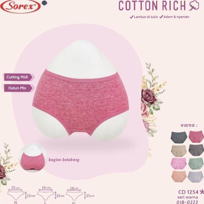 SOREX Cd MIDI Cotton Rich 1254 Super Lembut