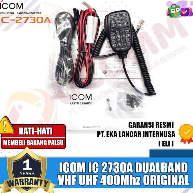 Promo Icom Ic 2730A Radio Rig Dualband Icom Rig 2730A Original Garansi Resmi