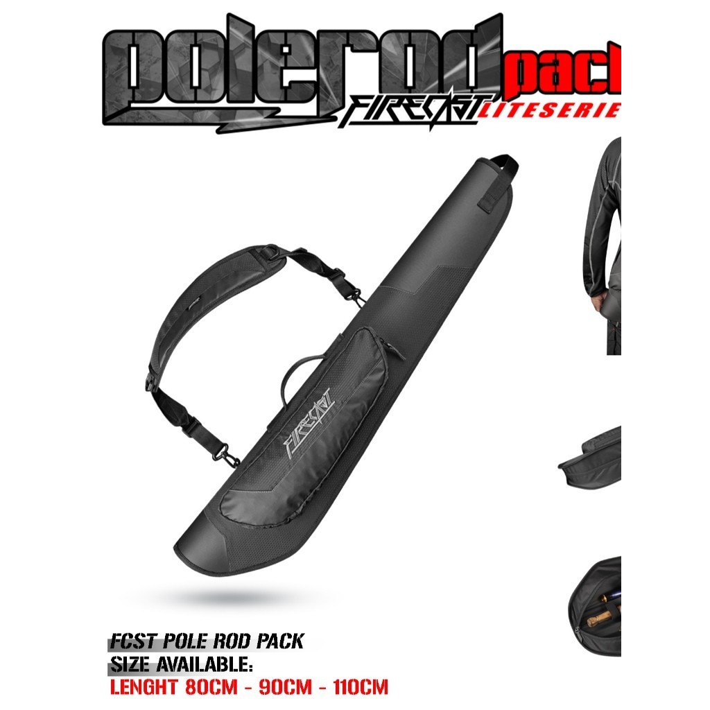 TERLARIS (COD) Firecast | Tas Pancing | Tas Joran Hard Case | Firecast Pole Rod Pack