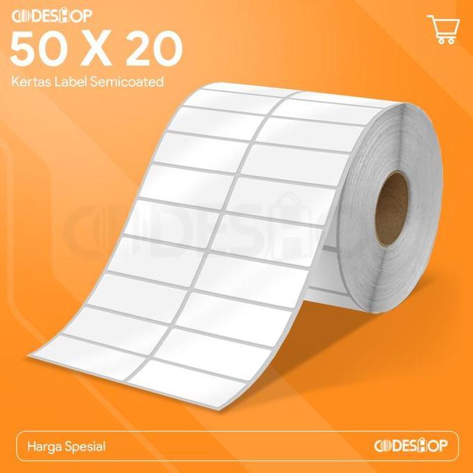 LABEL BARCODE UKURAN 50 X 20 KK