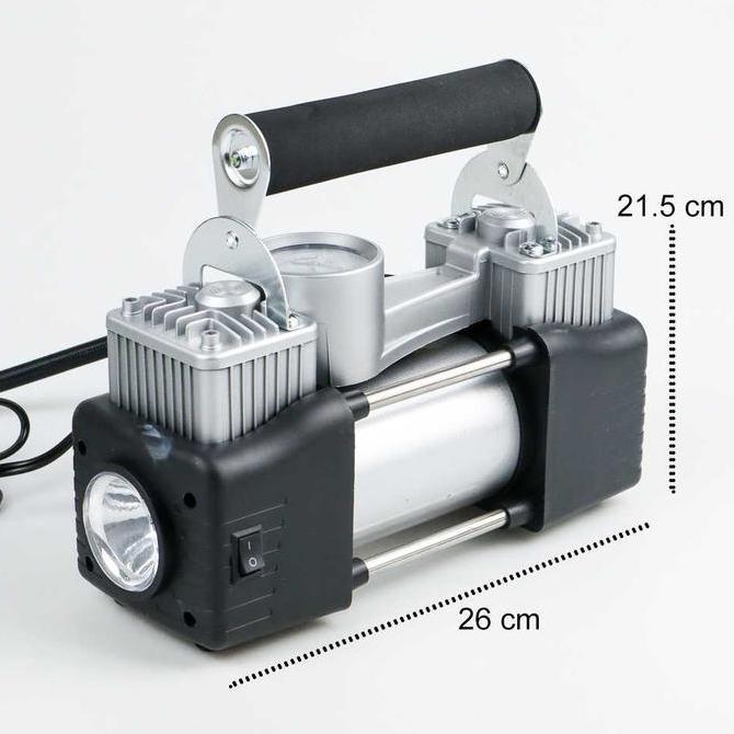 Otoco- Kompresor Angin Mini Listrik Kompressor Udara Pompa Ban Mobil Airbrush