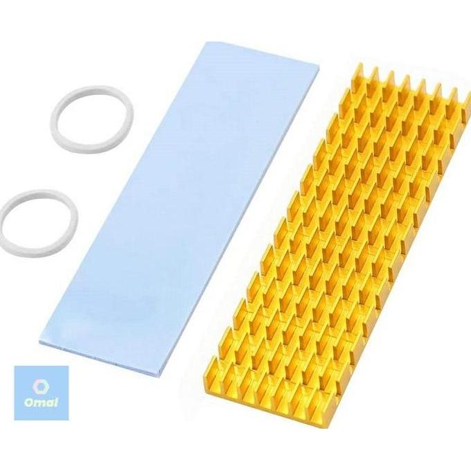 DS134 - Heatsink SSD NGFF NVME SATA Laptop Notebook Cooling Pendingin 2 Lines