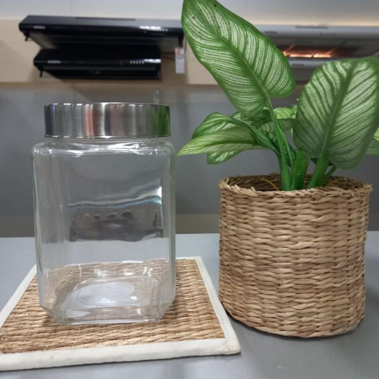 TOPLES KACA BENING 829ML /TOPLES KUE CANTIK/TOPLES MAKANAN/TOPLES KACA/TOPLES