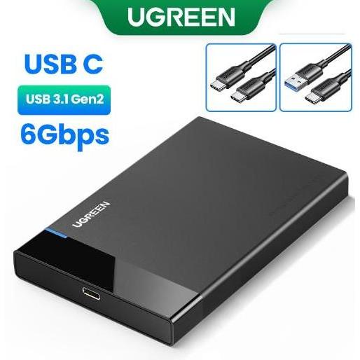 DF321 >> Ugreen HDD SSD Case Enclosure External 2.5 Type C 3.1 Micro B 6 Gbps