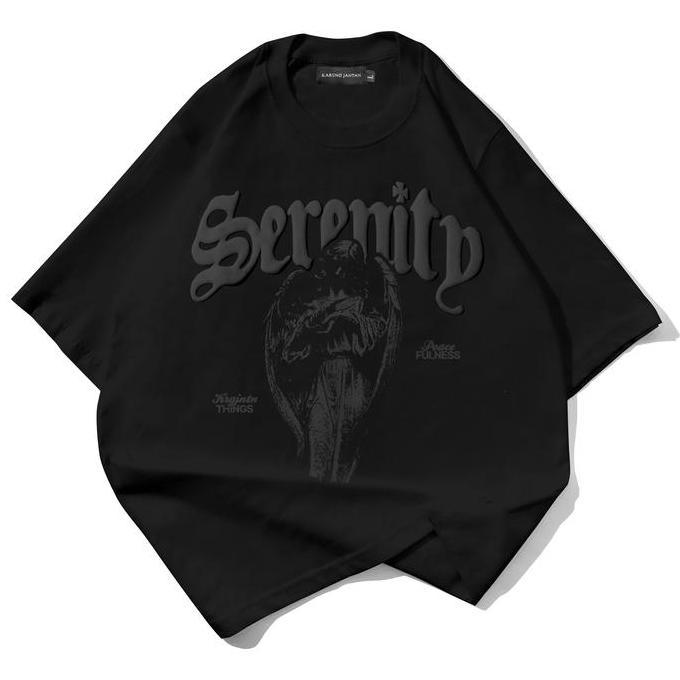 HEMAT LUAR BIASA SERENITY PUFF OVERSIZE T-SHIRT | BAJU KAOS OVERSIZE PRIA DISTRO | BAJU KAOS OVERSIZ