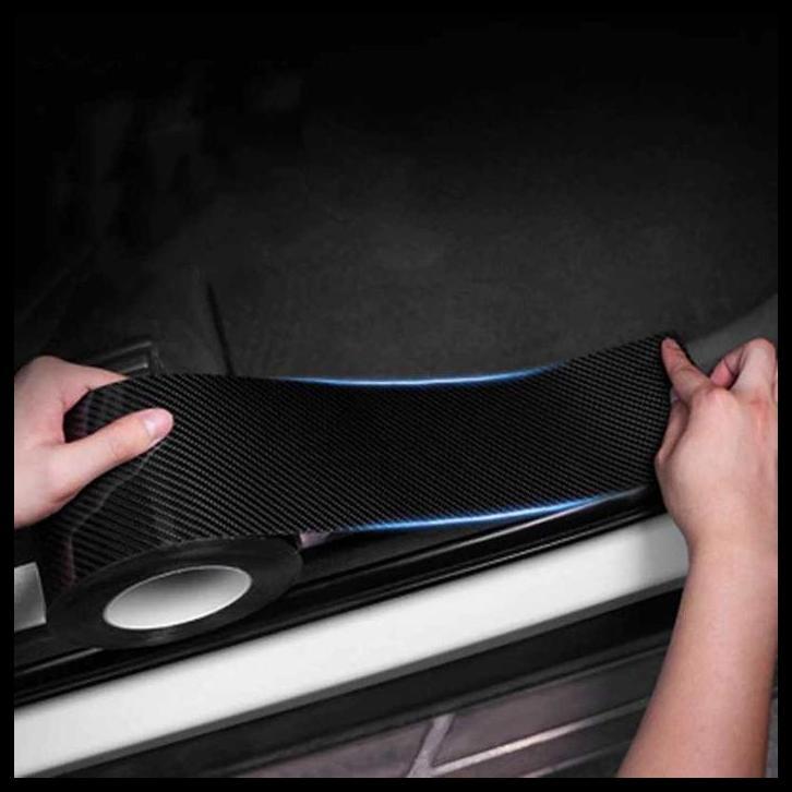 GRATIS ONGKIR SILLPLATE MOBIL AGYA AYLA 2017 2021 STIKER CARBON 5D