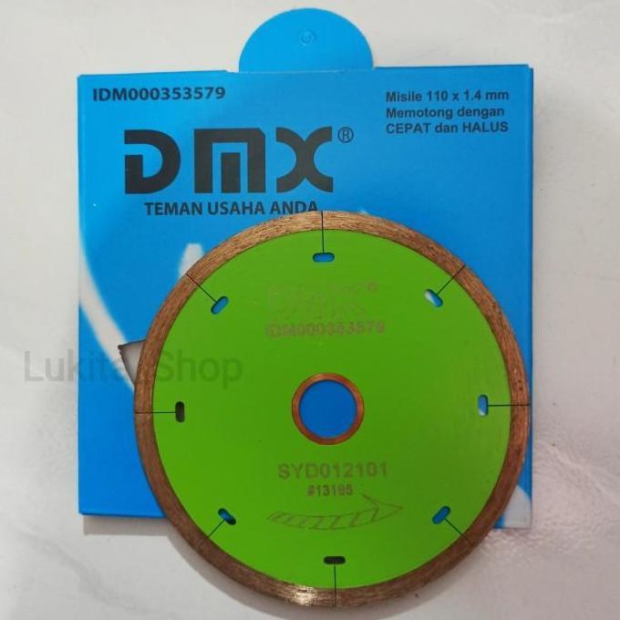dmx misile / dmx batik / dmx turbo Mata Pisau Keramik Marmer Granit Diamond Wheel DMX 4" Ori