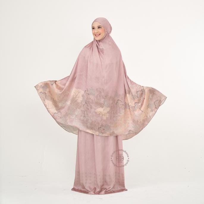 Mukena Travel Printing Miraya Jardin Pink