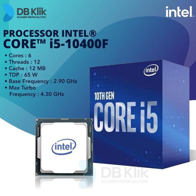 Processor Intel Core I5-10400F Box - Intel Core I5 10400F LGA 1200