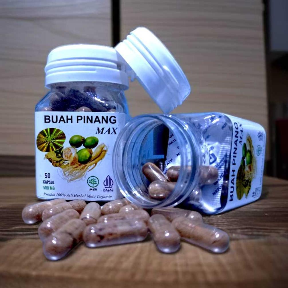 Kapsul Buah Pinang Muda MAX Isi 50 Original Herbal