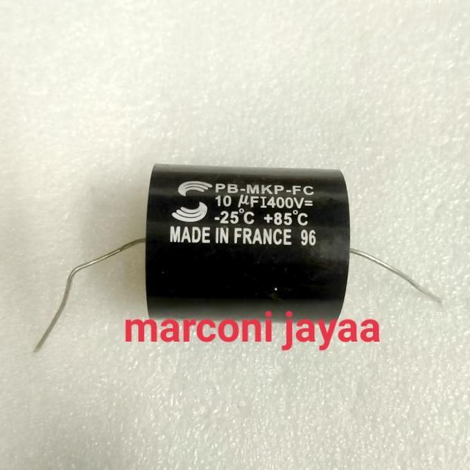 kapasitor 10uf 400V Solun axial 30mmx34mm FORSALE