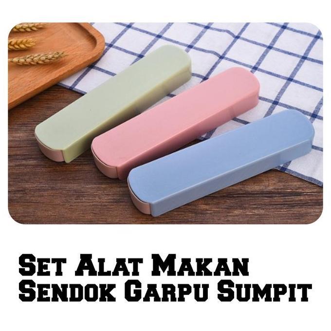 Sendok garpu sumpit set free grafir - Buanagift