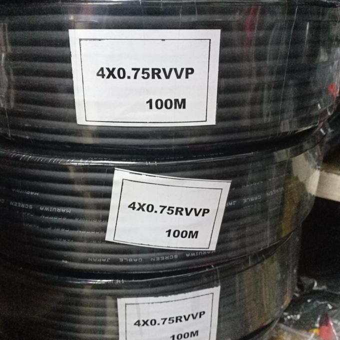 Kabel Screen Maruiwa 4x0.75 100 meter