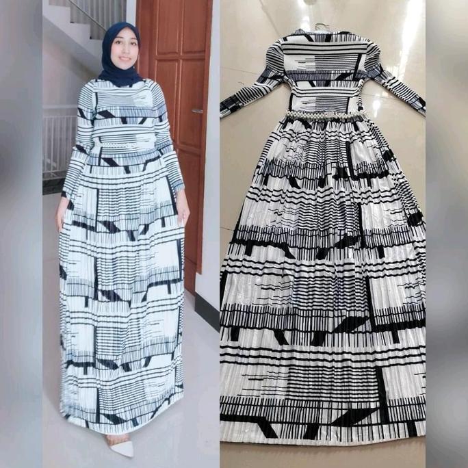 READY STOK GAMIS PLISKET BLUDRU IMPORT